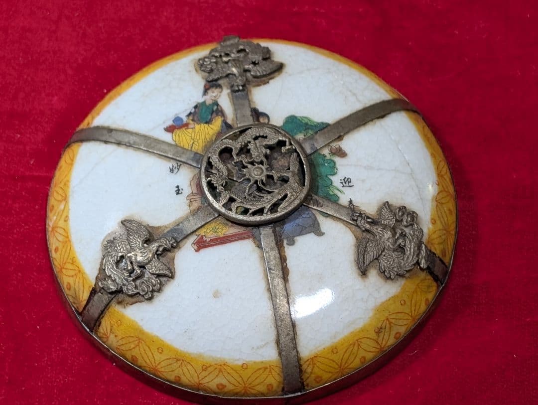 古美術　唐物　小物入れ 春画