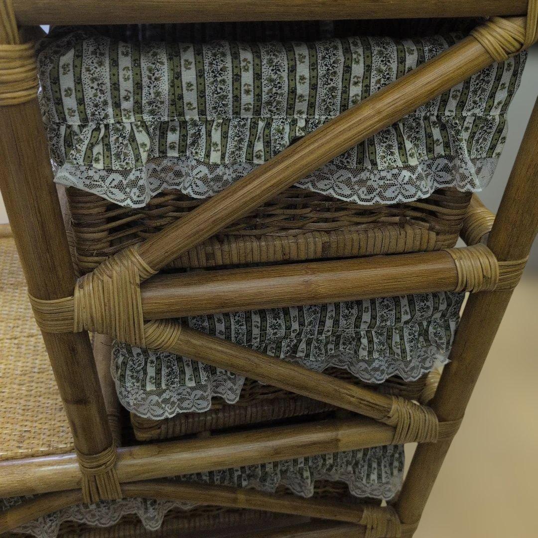 ラタン家具、ハンガーラック、籐家具ヴィンテージ