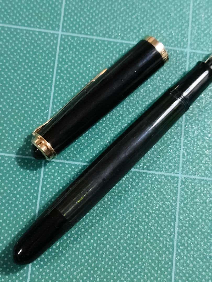 ペリカン 400NN M&K ブラックストライプ F 万年筆