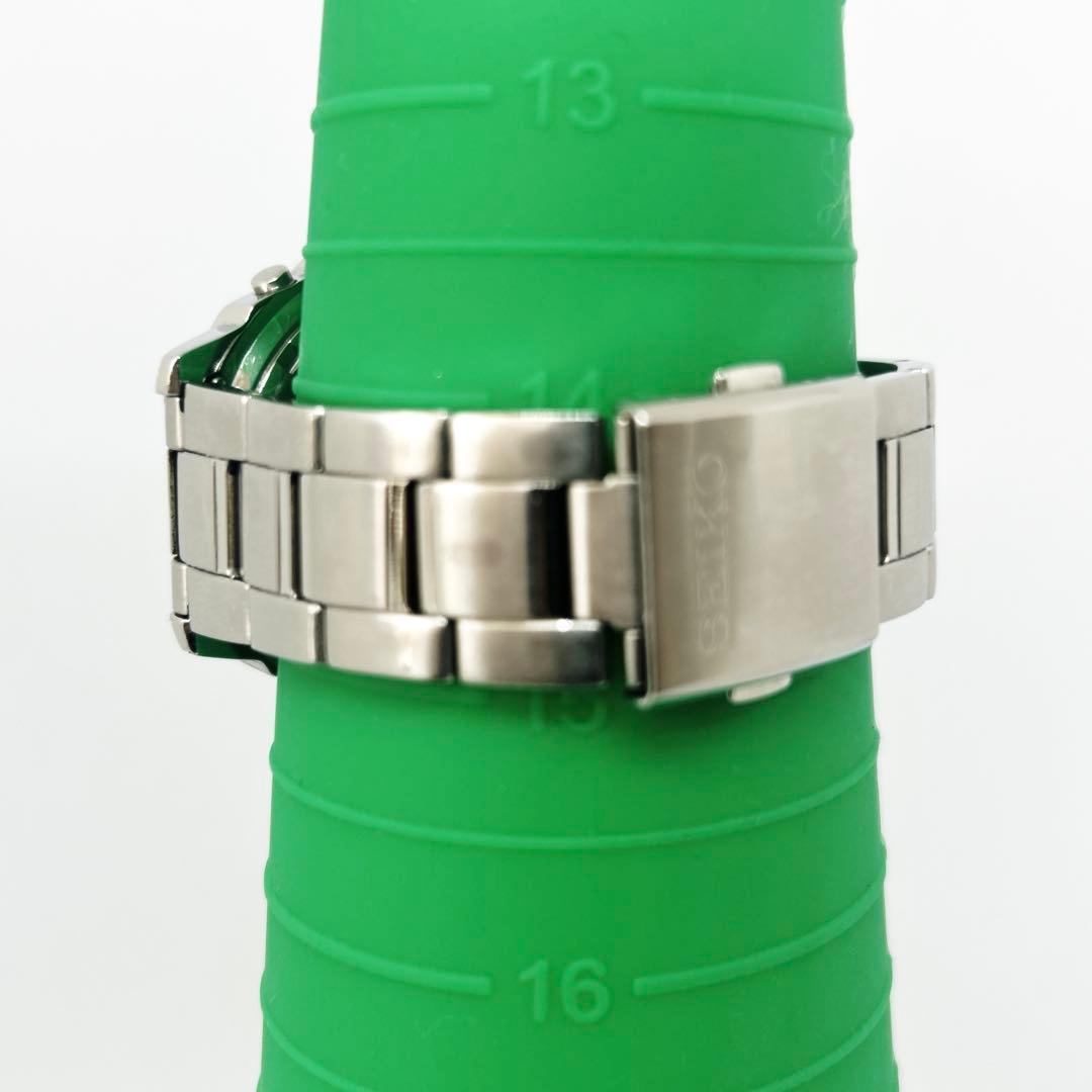 セイコー 腕時計 クロノグラフ シルバー 7T92-0CA0 美品 SEIKO
