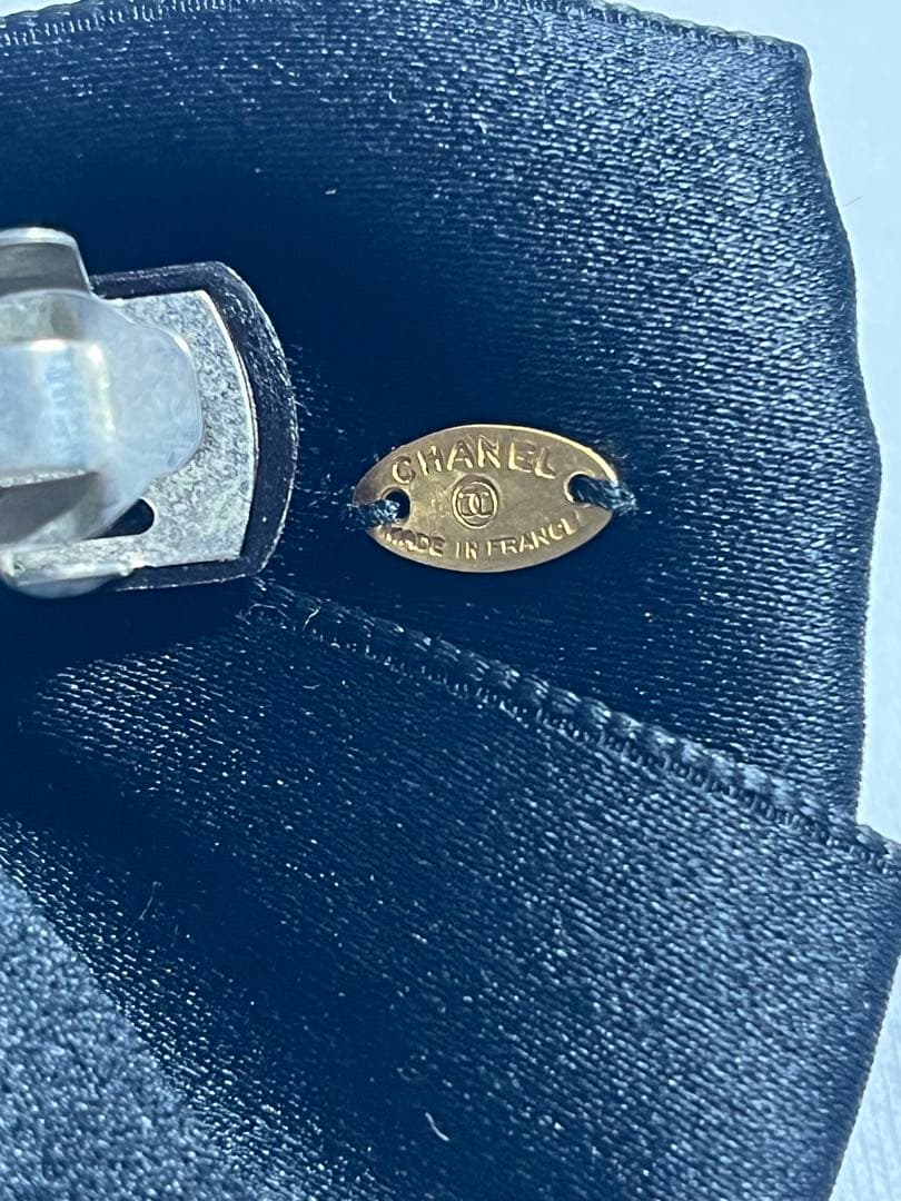 CHANEL シャネル バレッタ リボン ココマーク ヘアピン ゴールド