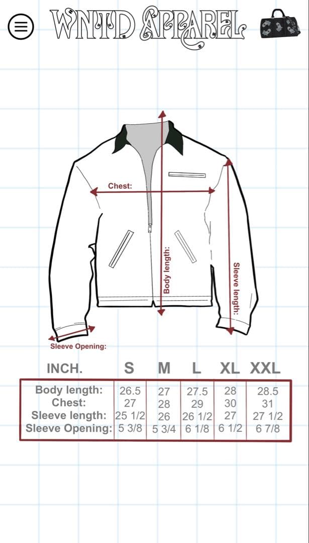 WNTD apparel リバーシブルジャケット　Mサイズ