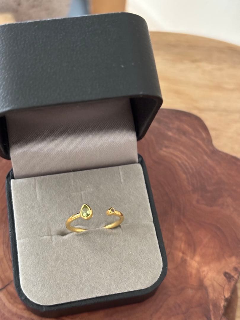 K18リング ゴールド RonHerman dezso 天然石