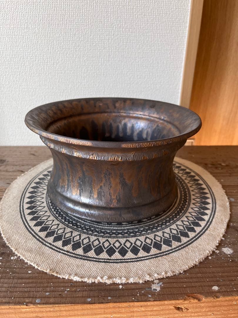 【新品未使用】鉢　陶器　中川智治