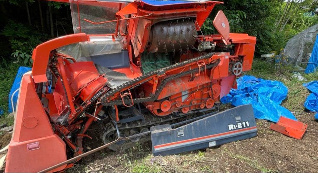 クボタ コンバイン 3条 結束機 引取のみ 値下げ可