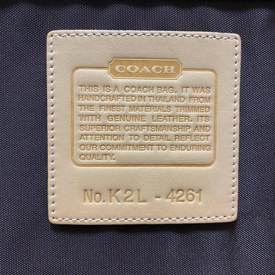 美品 【COACH】 キャリーバッグ シグネチャー 旅行鞄 4261