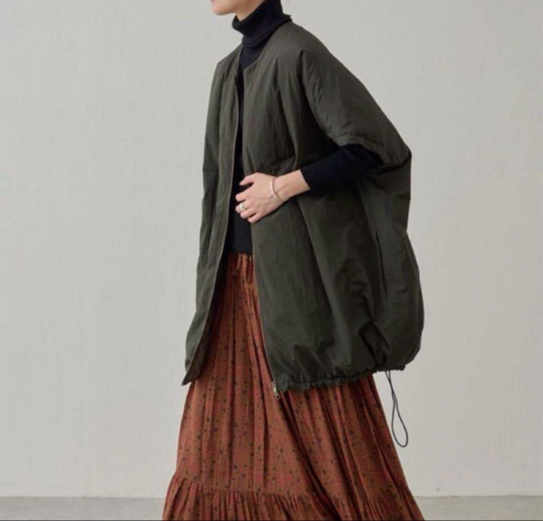 【美品】BEARDSLEY ビアズリー　ダウンビッグジレ　ダウンベスト　カーキ