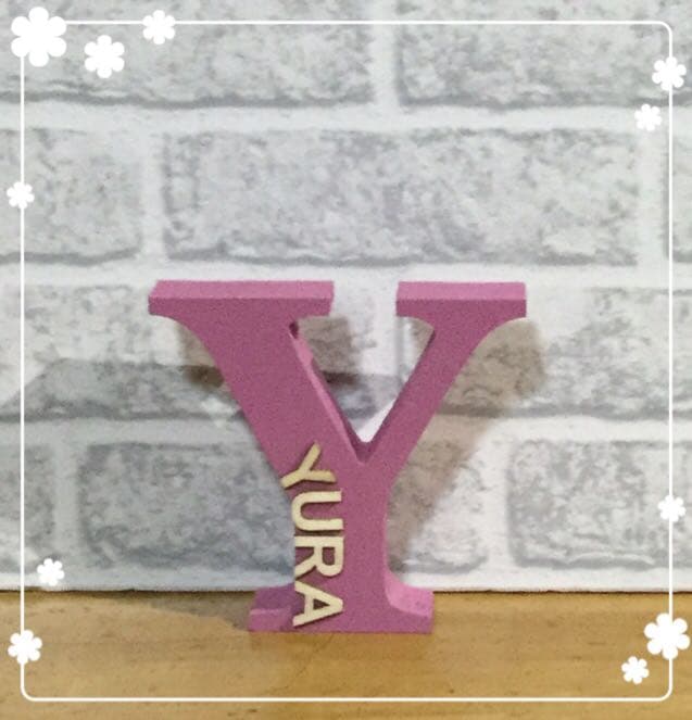 りりこ様確認用♡イニシャルオブジェ