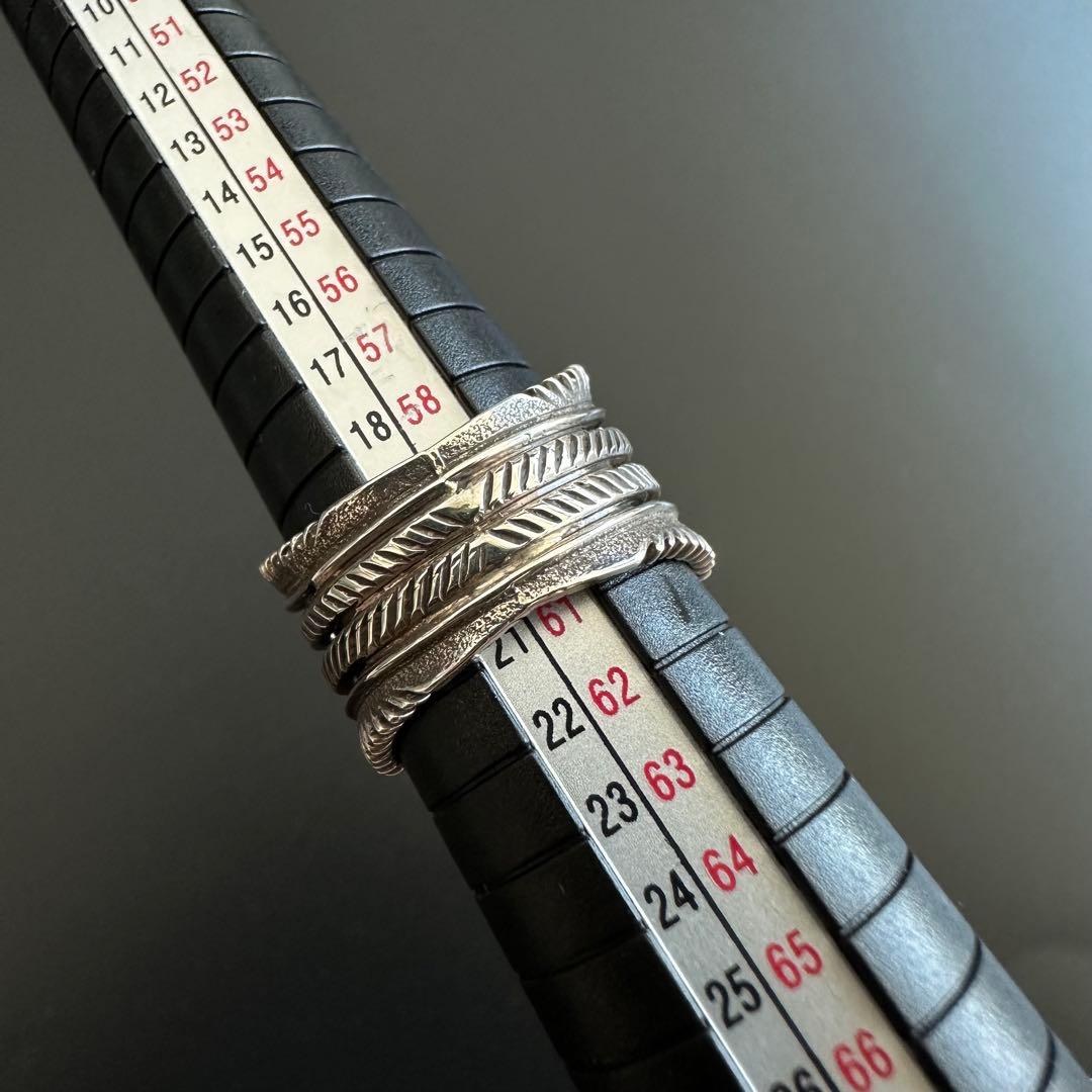 Navajo Ron Bedonie チゼルワーク リング 20号