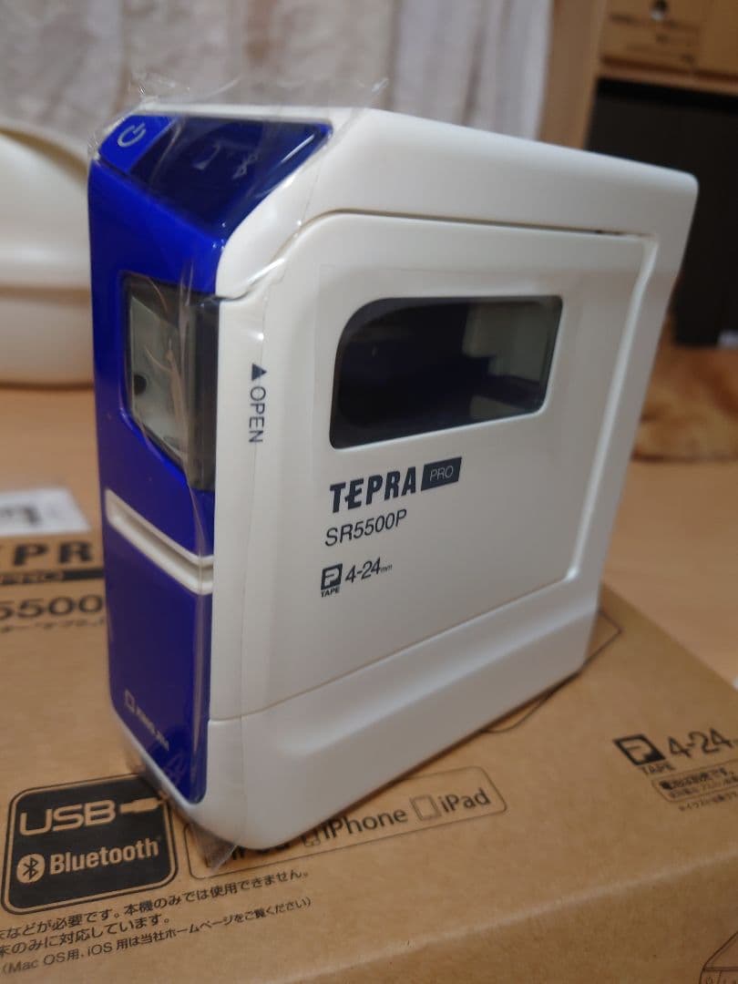 0*3様 TEPRA PRO SR5500P ラベルライターとテープ六本二箱付