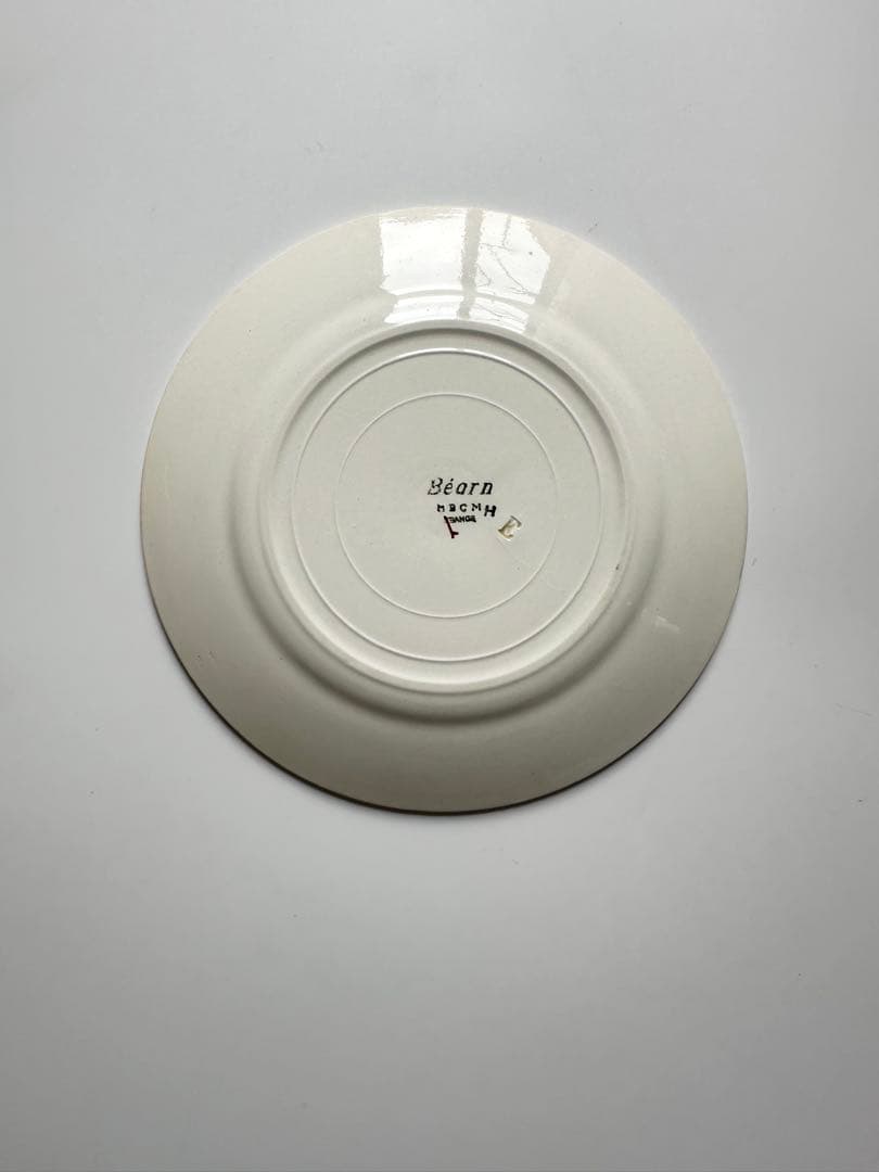 クレイユモントロー　Bearn バスク　フランス　アンティーク　プレート　皿