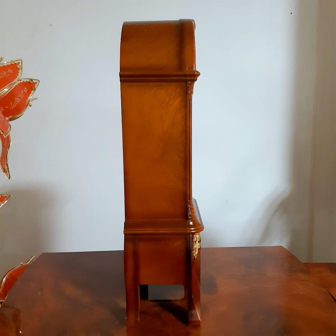 輸入雑貨　アンティーク　スタンディング　『木製振り子置時計』　レトロ