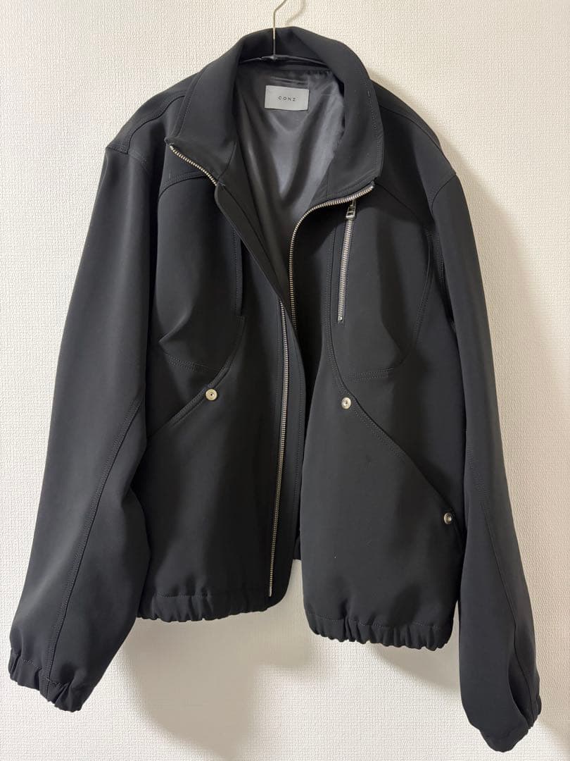 CONZ スタンドカラー ジップアップジャケット ブラック 25AW サイズ1
