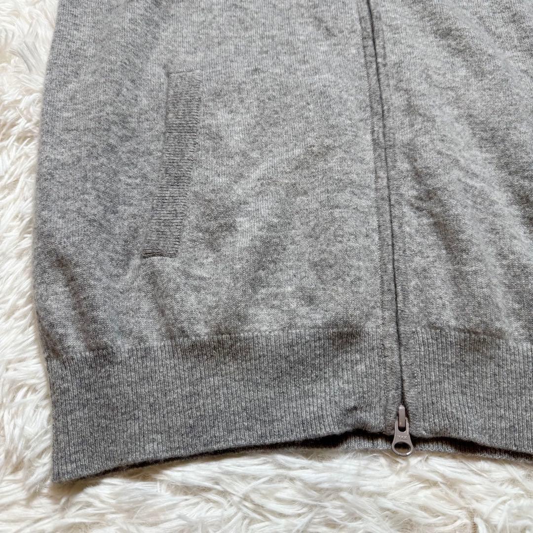 22様未使用級 パーリーゲイツ 現行 カシミヤ ジップニットベスト 定価3.7万