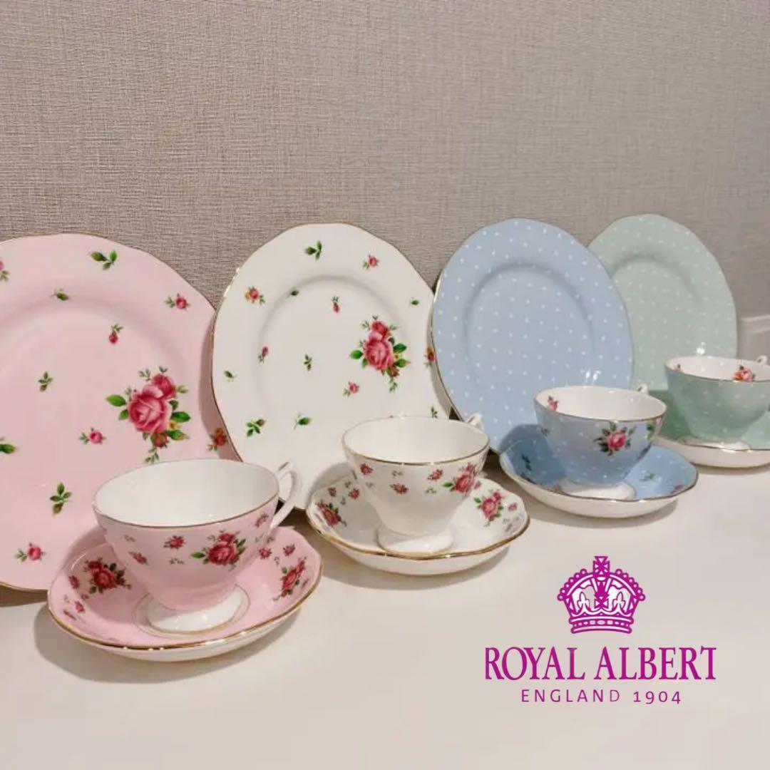 ロイヤルアルバート　ニューカントリーローズ　4セット