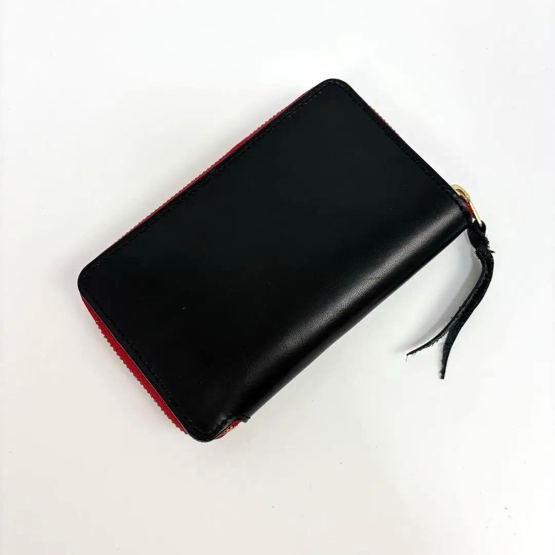 未使用級！Kc's ケイシイズ レザー ハンドメイド ラウンドジップ 財布 黒