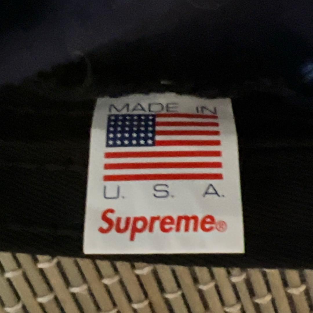 Supreme ネイビー コーデュロイキャップ