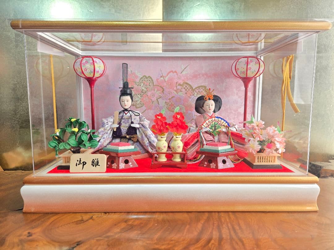 【一点限り】雛人形 ケース飾り　K59