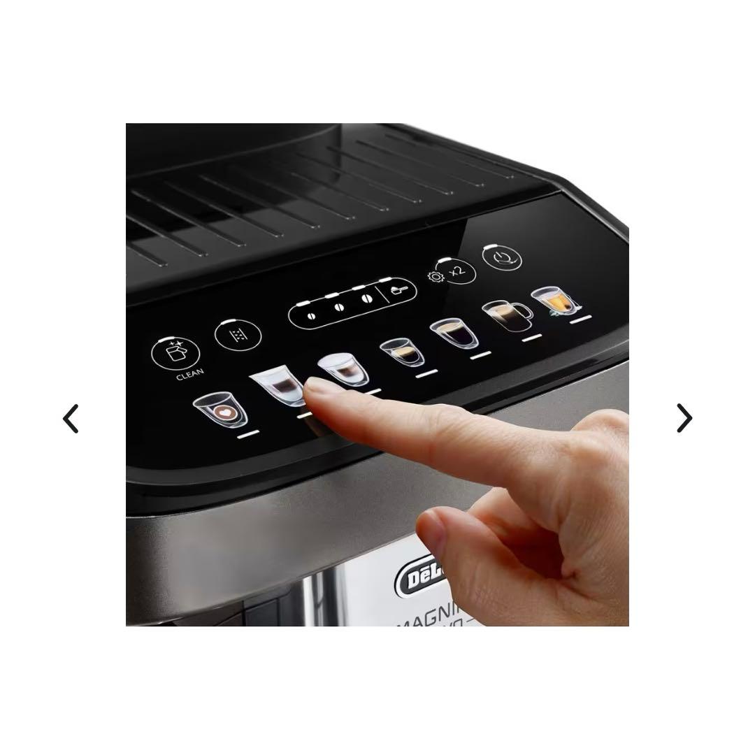 デロンギ　マグニフィカ イーヴォ 全自動コーヒーマシン ブラック