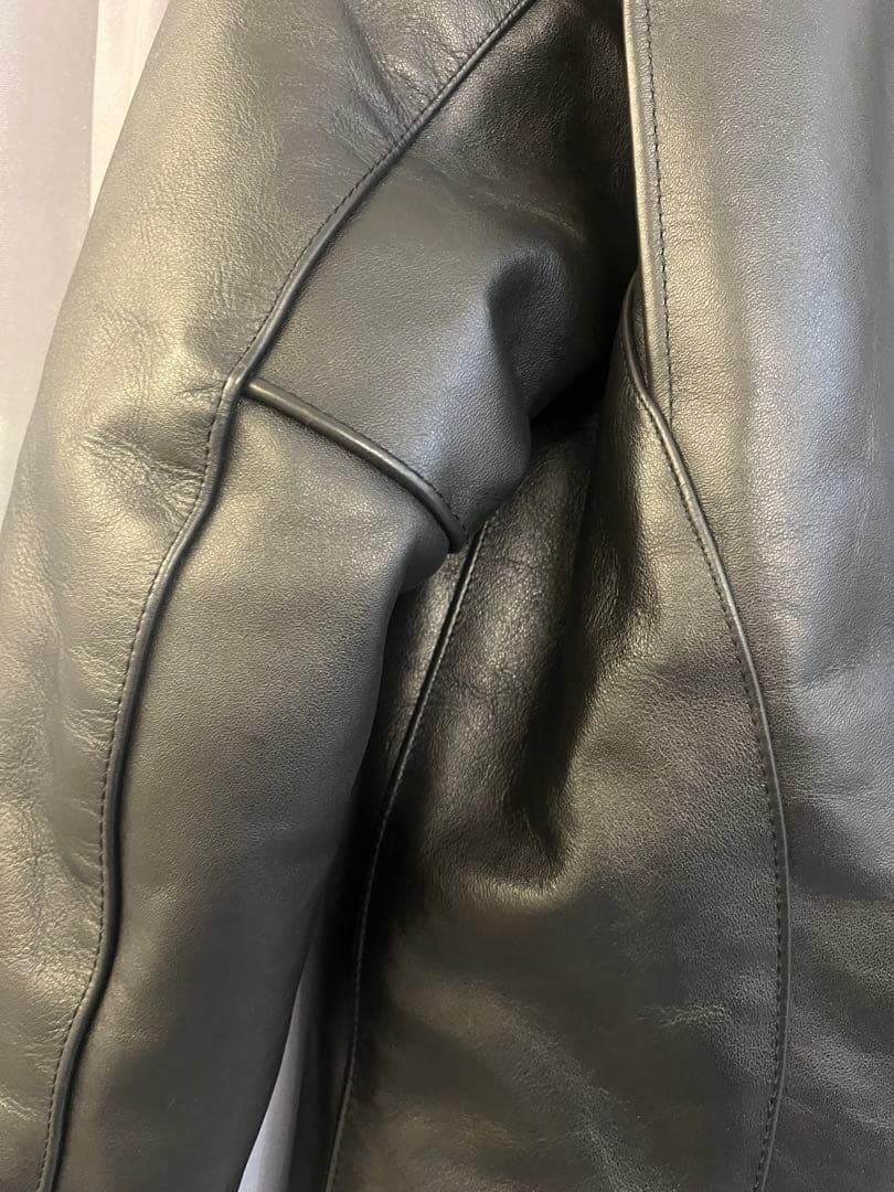 vanson ブラック ダブルライダースジャケット 36