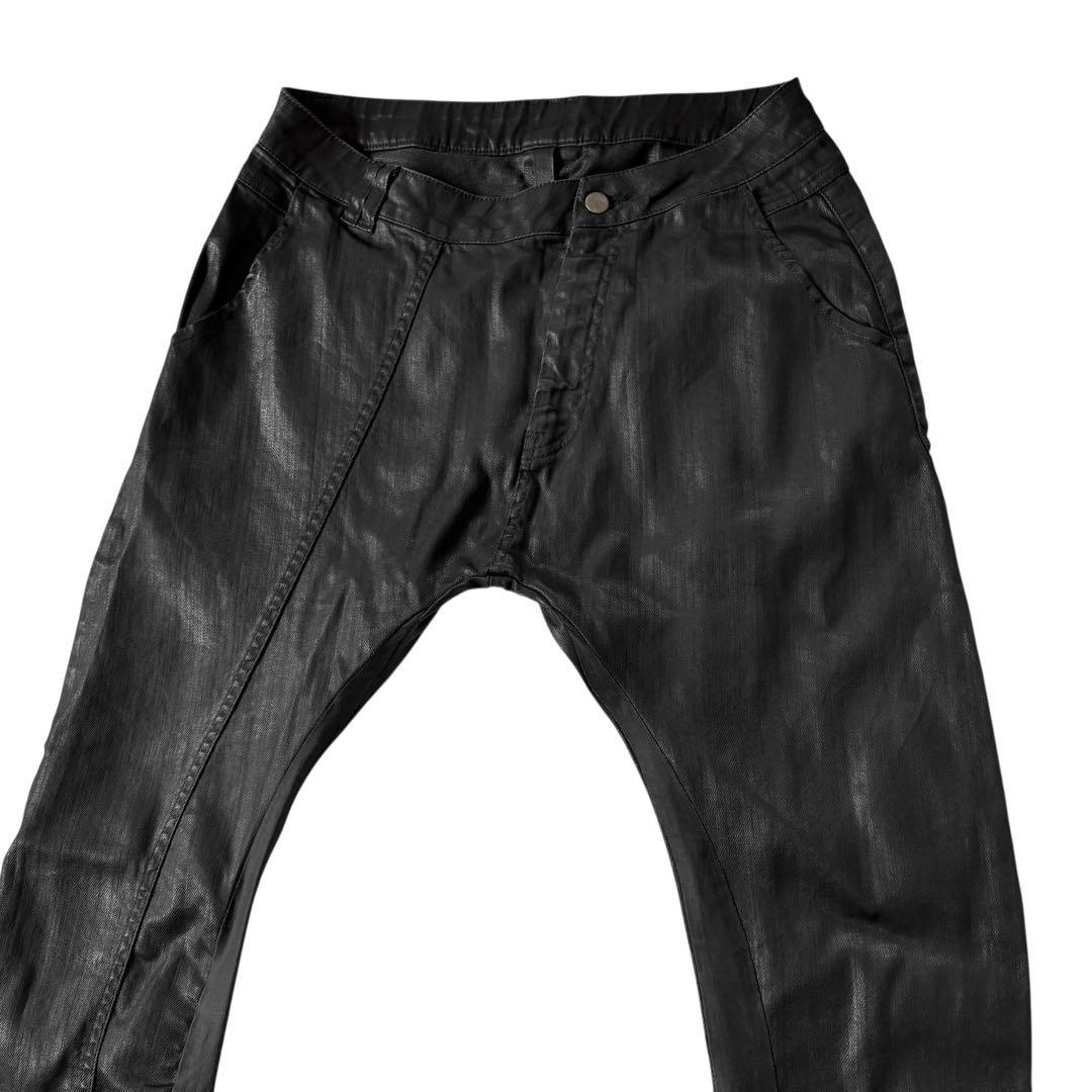 パンツ ARMY OF ME Luster Coated Sarouel Denim