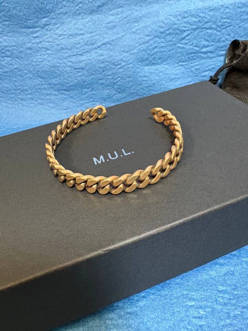 M.U.L. ブレスレット　ゴールド