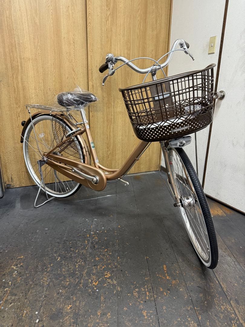 新車　ブリヂストン　アルミーユ　アルミフレーム　26インチ　LEDオートライト