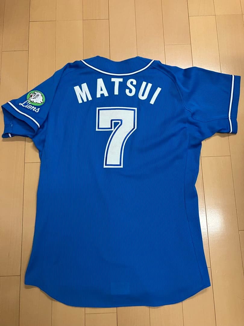 松井稼頭央　実使用　支給　ユニフォーム　西武ライオンズ　黄金期　侍ジャパン