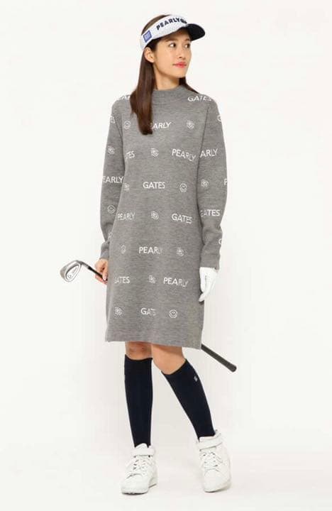 ☆新品☆【PEARLY GATES】ニットワンピース