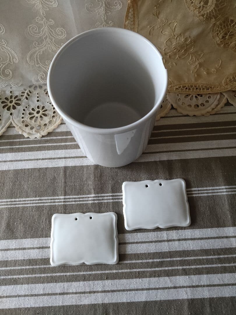 フランスアンティーク陶器プレート 陶器ポット フランスアンティーク shabby