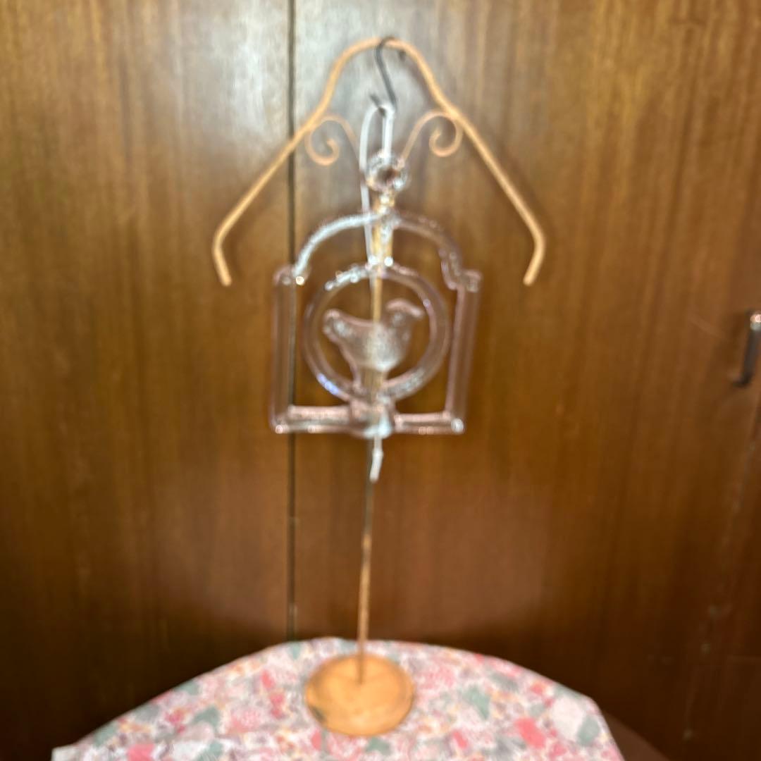 北欧ヴィンテージコスタボダ ガラス鳥のサンキャッチャー バーティル・ヴァリーン