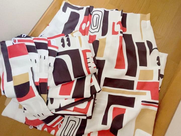 ミッキー カーテン×4