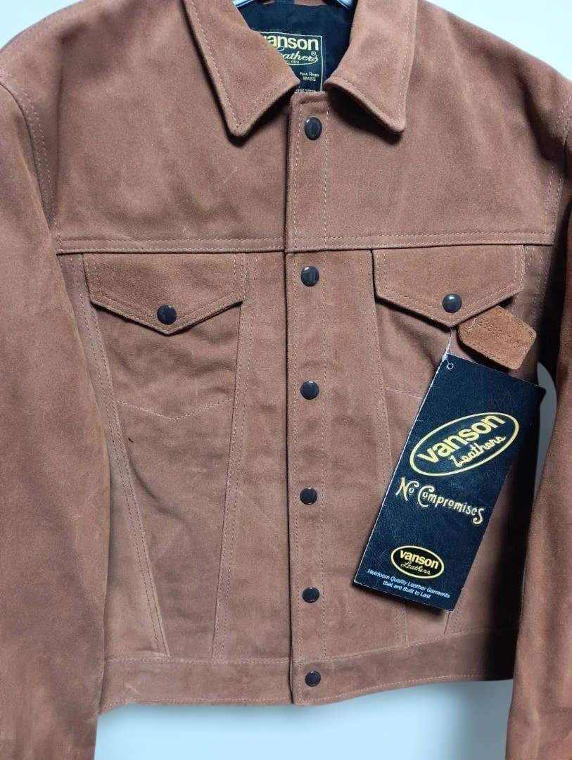 VANSON SUEDE JACKET made in usa　新品　未使用
