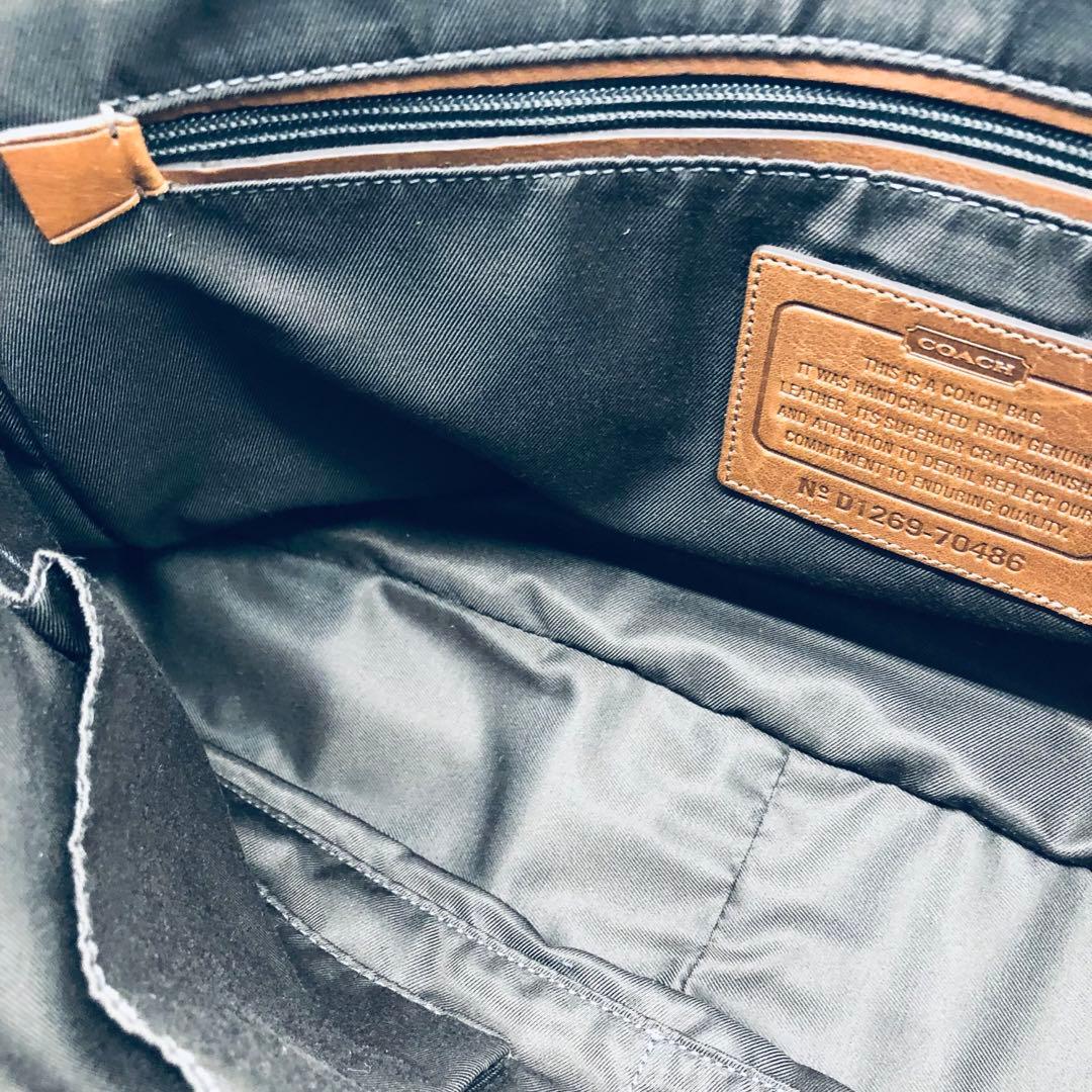 COACH メッセンジャーバッグ　 70486 本革　レザー　ブラウン　良品