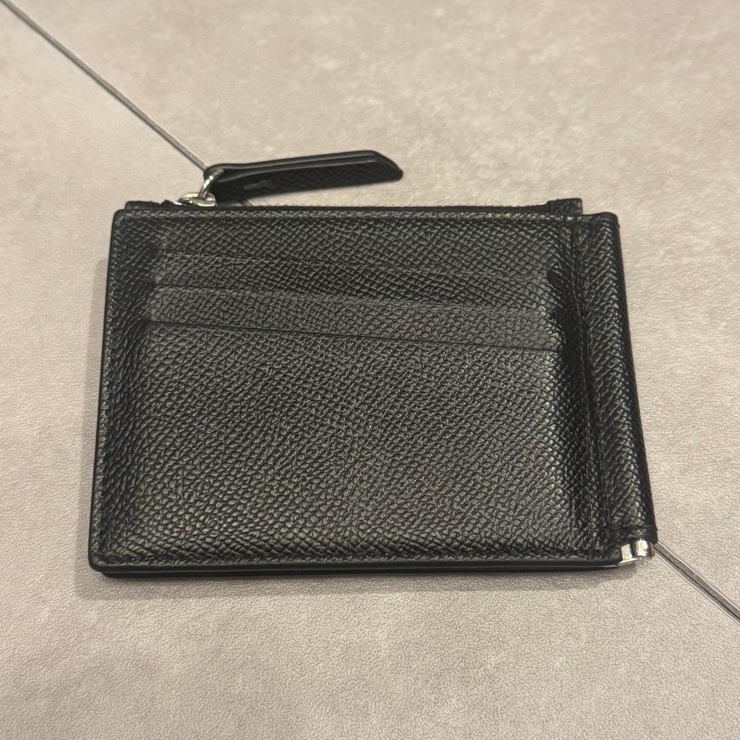 ■値下げ■メゾンマルジェラ 4ステッチ マネークリップ ウォレット ブラック
