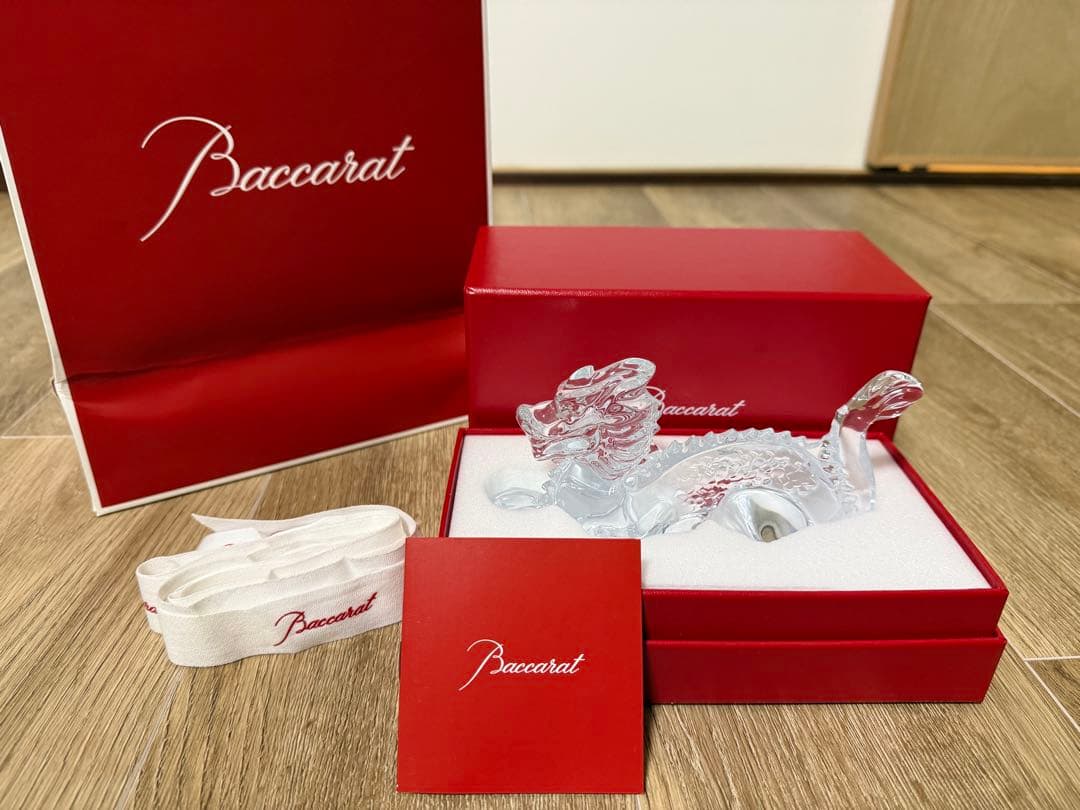 Baccarat クリスタル ドラゴン置物