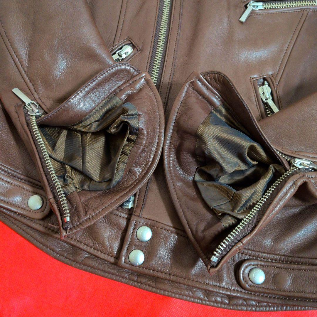 【希少✦42サイズ】REDMOON／レッドムーン ダブルライダースジャケット