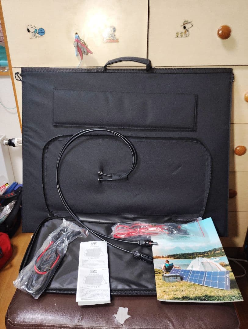 Allpowers 100w 折り畳みソーラーパネル AP-SP-027 車中泊