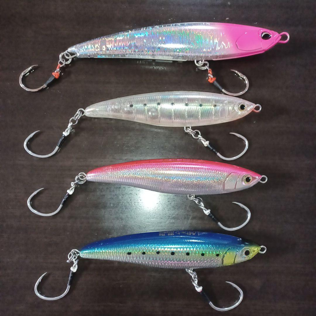 キハダ　ヒラマサ　ブリ青物用オフショアルアーまとめて19本！ケース付き