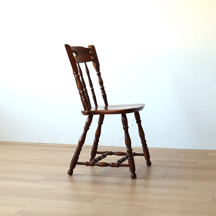 アンティーク ヴィンテージ 柏木工 ウィンザーチェア ブナ材 食卓イス