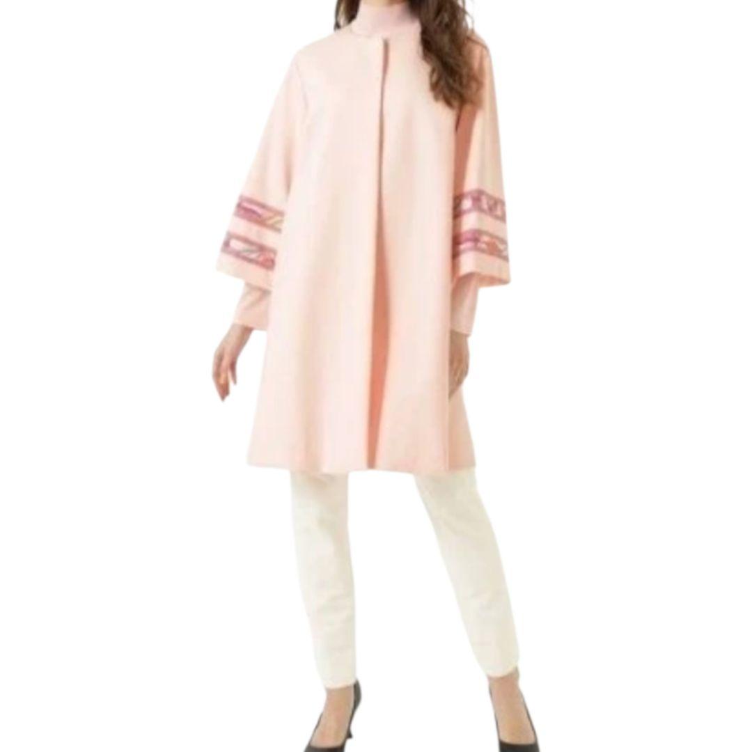 LEONARD レオナール スプリングコート ノーカラーコート 38