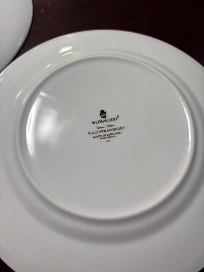 ウェッジウッド ワイルドストロベリー フルリムプレート 5枚