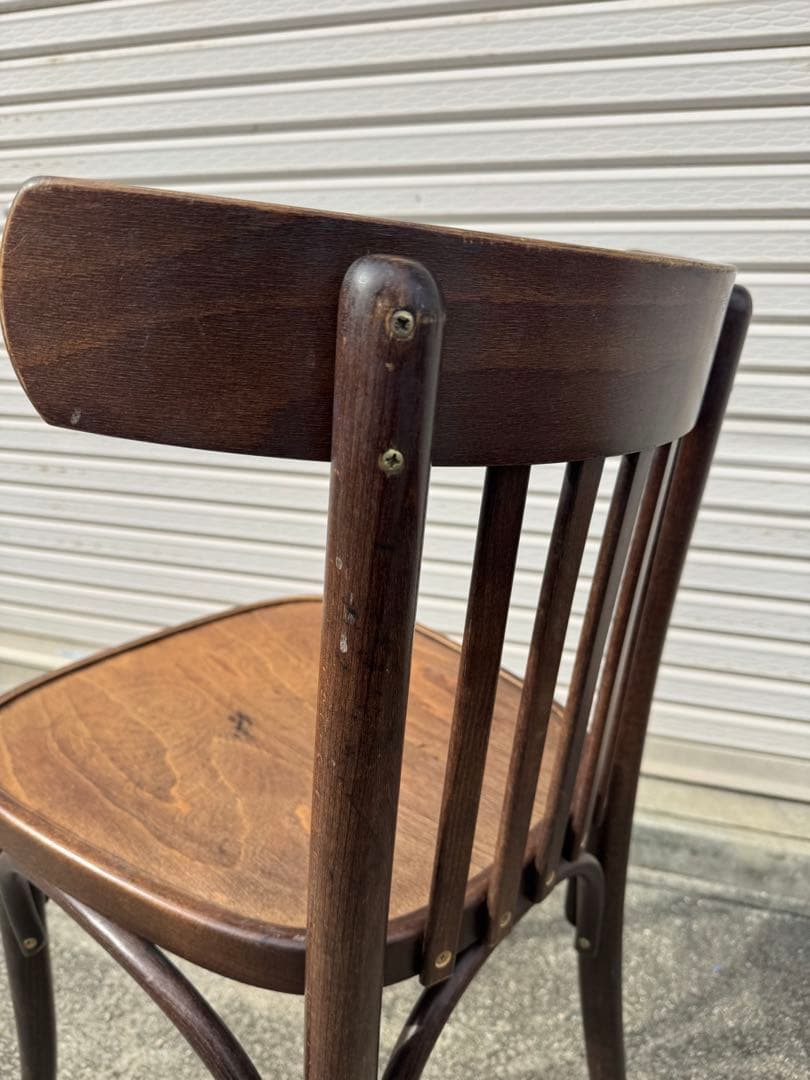 2脚セット チェア TON 曲木 ベントウッド ダークウォールナット