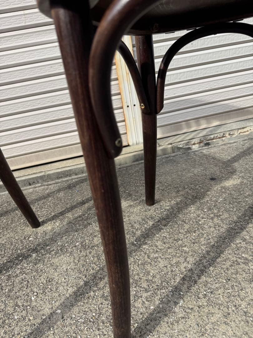 2脚セット チェア TON 曲木 ベントウッド ダークウォールナット