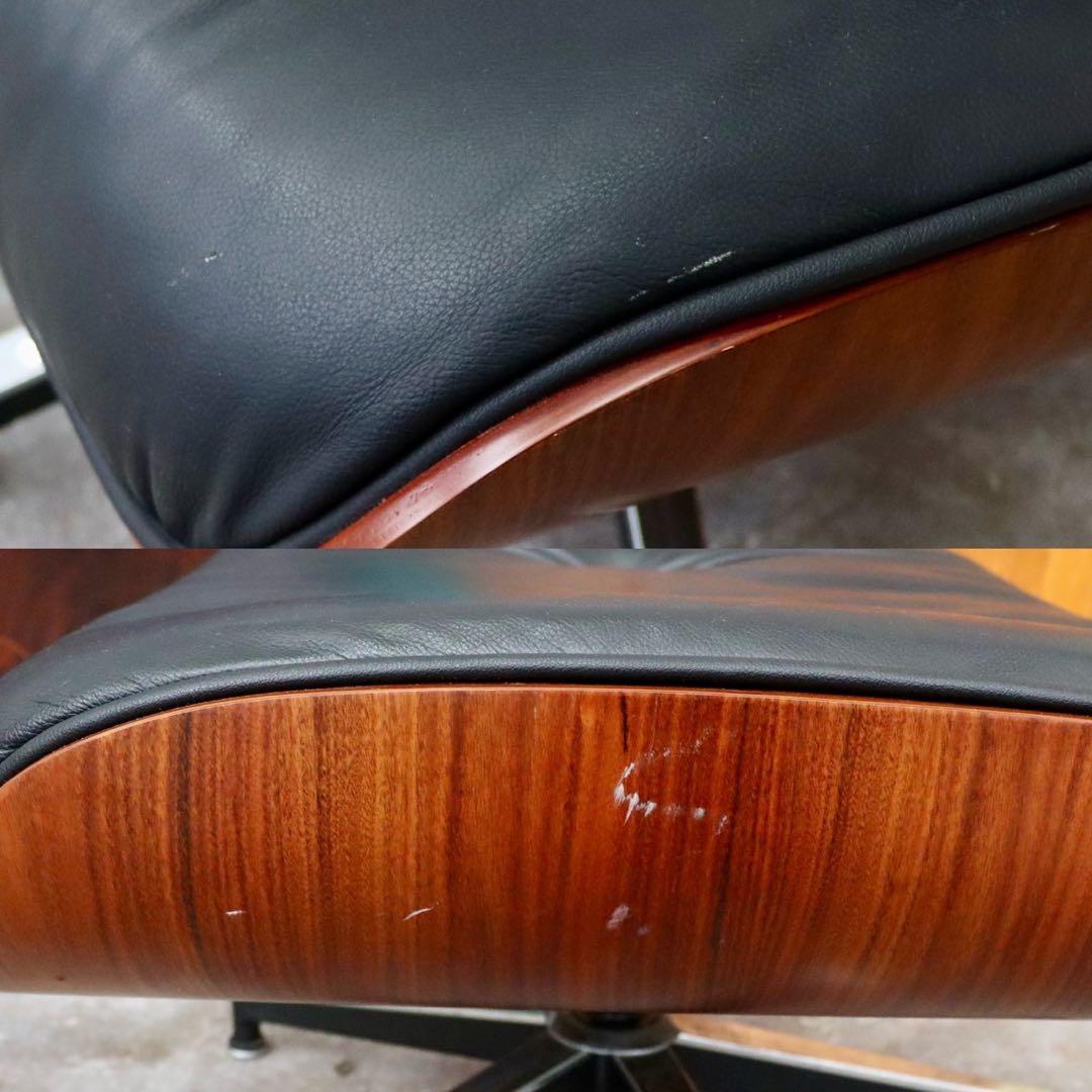 GMIK335○チャールズ&レイ・イームズ オットマン フットスツール レザー