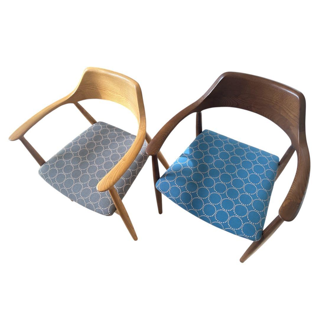 セット割引　ミナペルホネンチェア　オットマン(スツール)付き　イス　椅子　家具