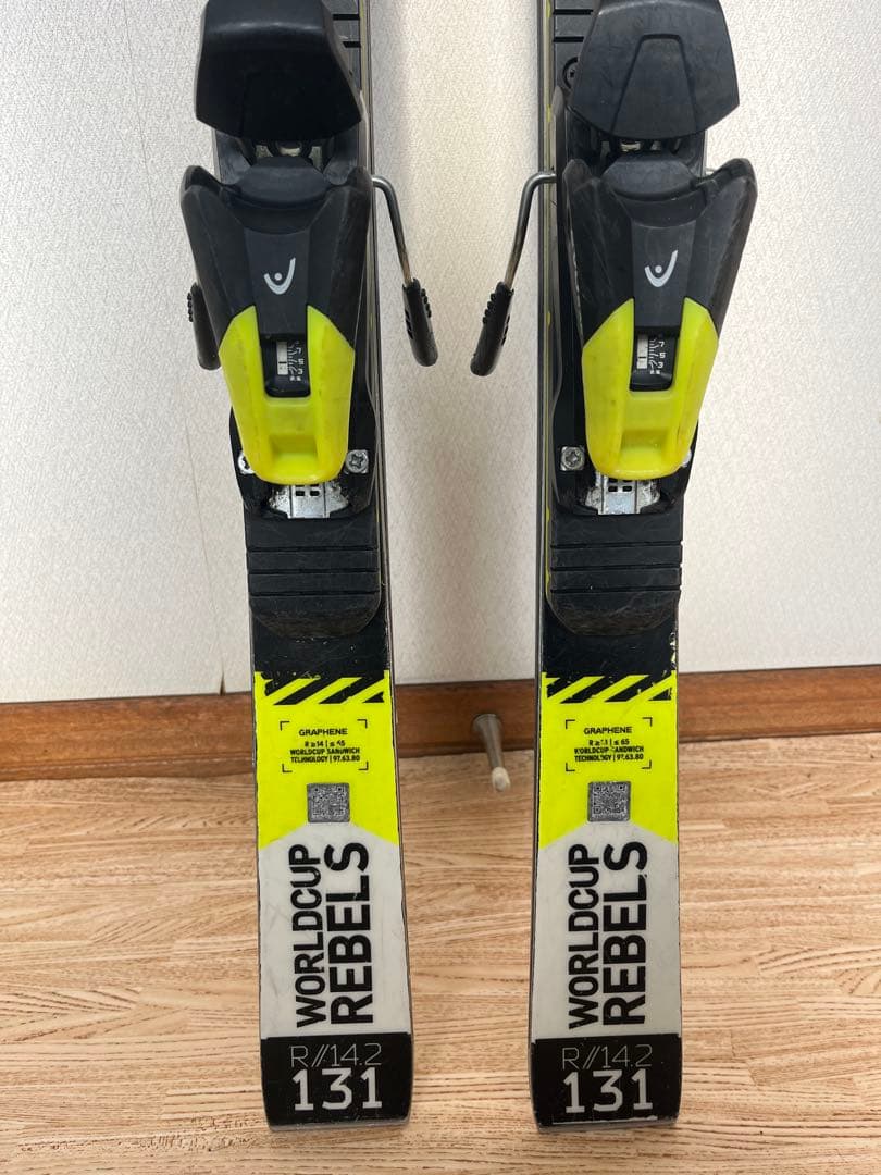 HEAD Worldcup Rebels 131 スキー板 131cm 値下げ
