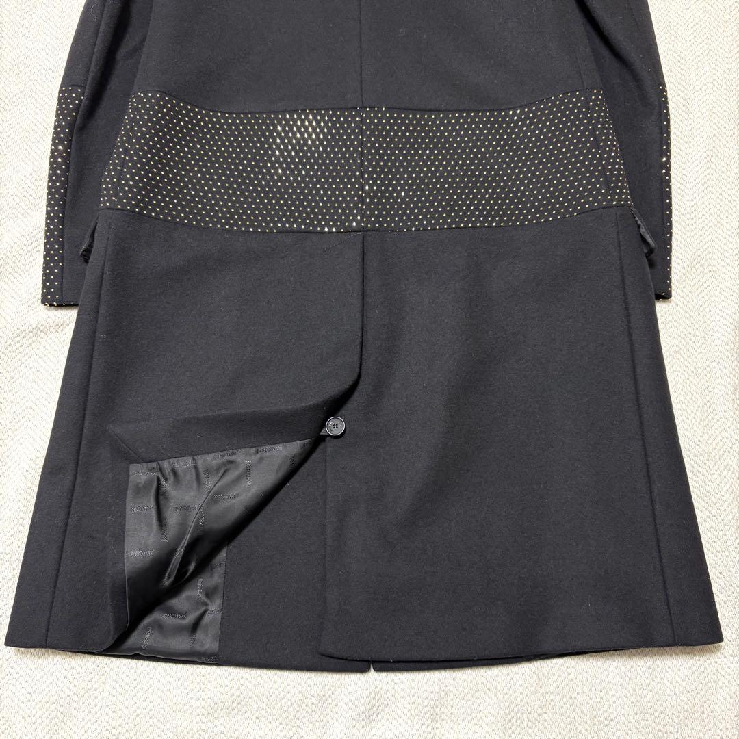 極美品 Just Cavalli イタリア製 スタッズ ロングコート