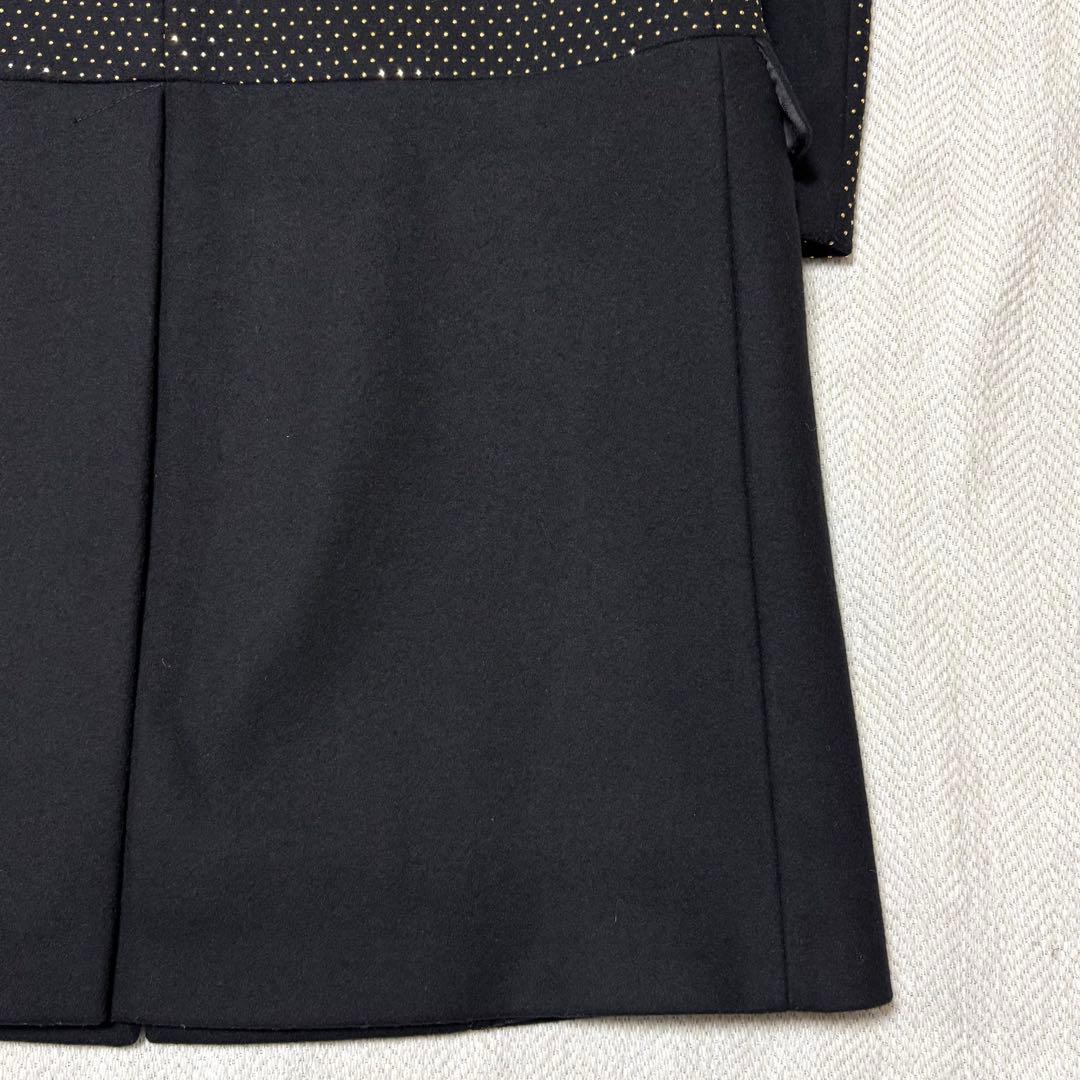 極美品 Just Cavalli イタリア製 スタッズ ロングコート