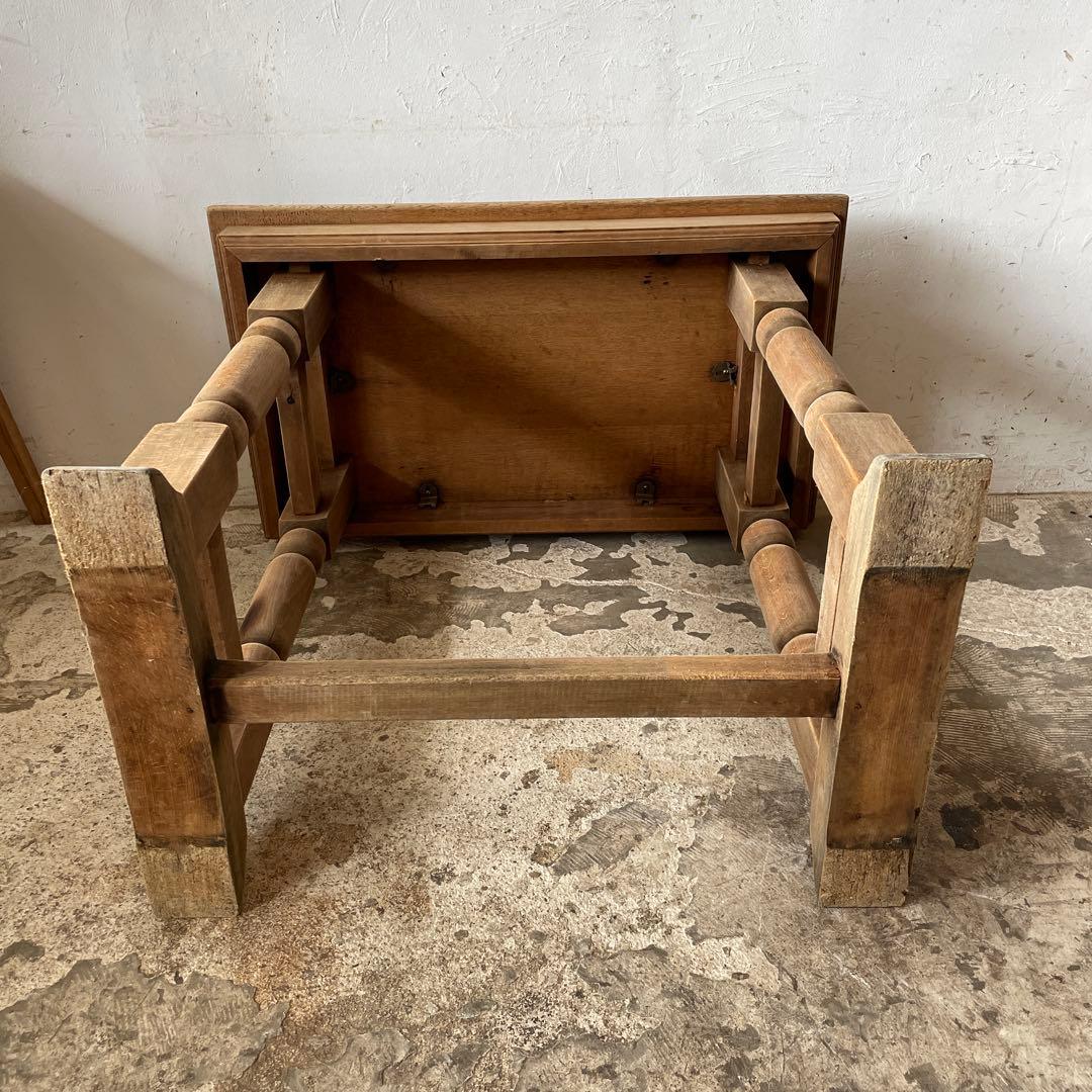 ビンテージ デスク　作業台　剥離